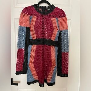 bebe Crochet dress